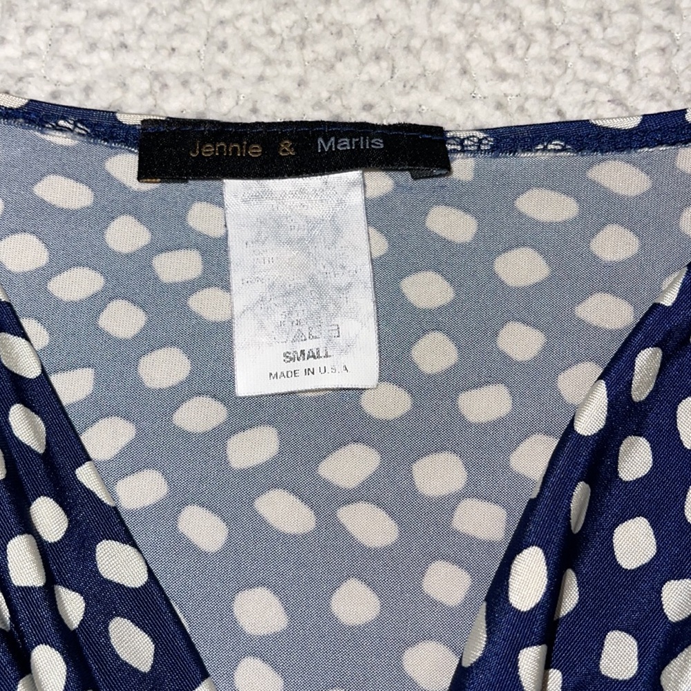 Women’s Navy Shell with Abstract Design - Picture 3 of 4